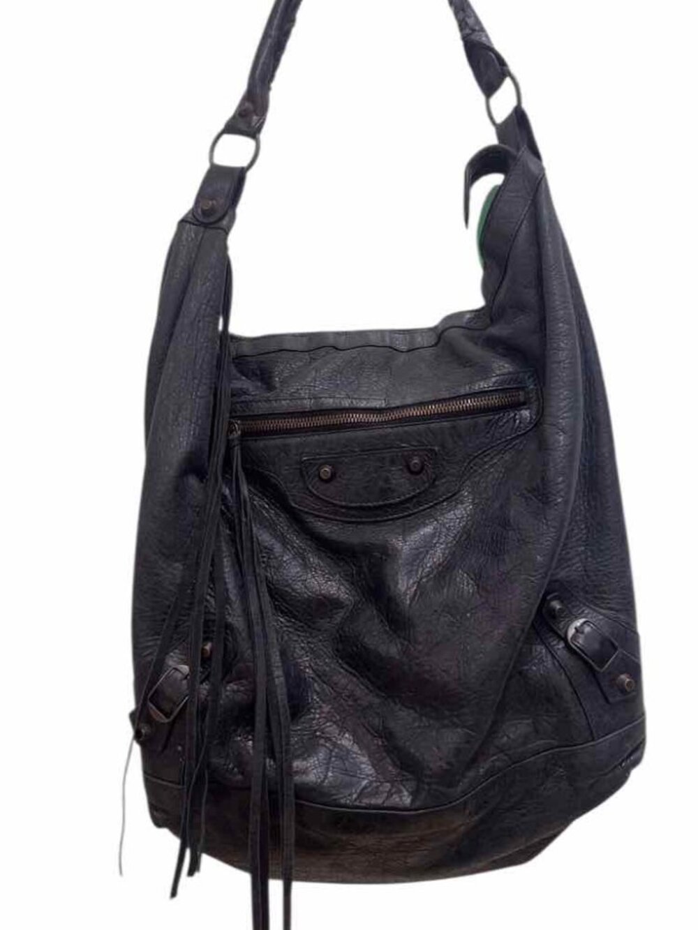 Balenciaga Leather Day Black Handbag